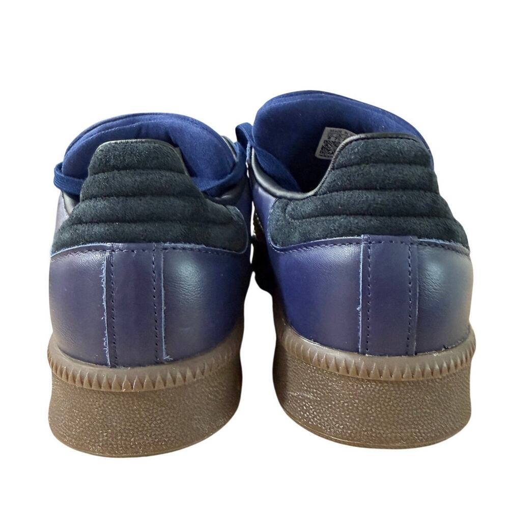 NEW Adidas Samba XLG Unisex Dark Blue Pure White/Gum Shoes (8 Men) (9 Women) - Picture 6 of 13